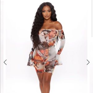 Tourist Off Shoulder Romper